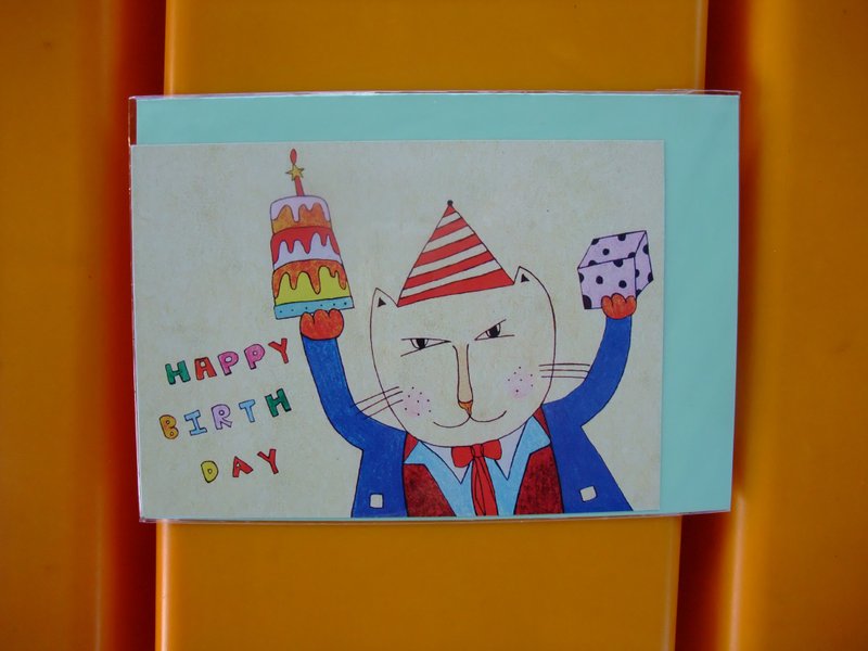 【Card】Birthday series の little plus happiness - การ์ด/โปสการ์ด - กระดาษ หลากหลายสี