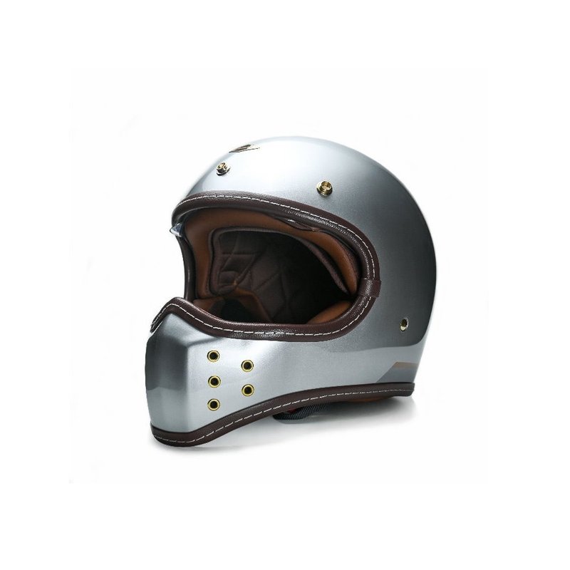 FETURE飛喬-SIMON 賽門-亮光冰島銀 - 安全帽 - 塑膠 銀色