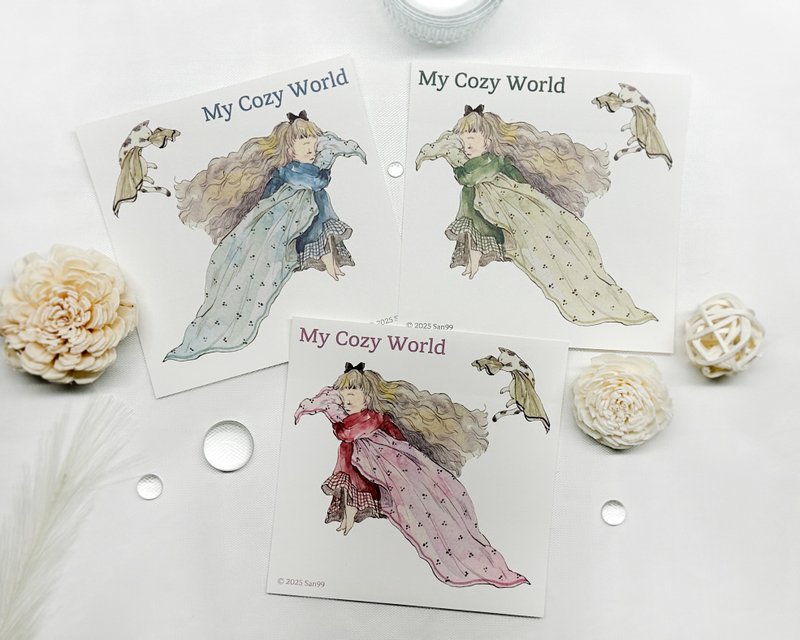 My Cozy World - 貼紙 - 紙 