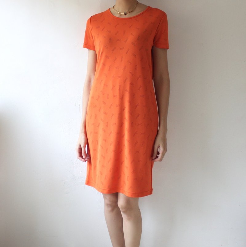 FOAK古著 /庫存新品/YSL波斯菊色透膚洋裝 - 洋裝/連身裙 - 其他材質 