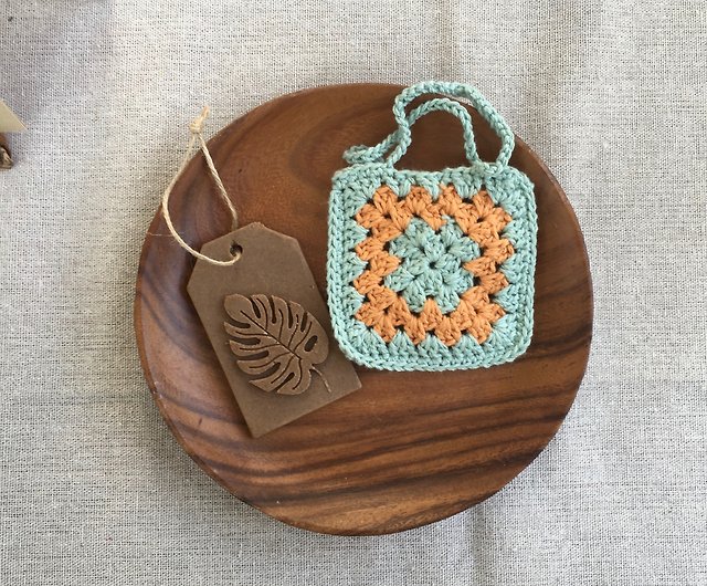 Senka Candle Finishing Crochet Small Bag Fragrance Chip Headphone