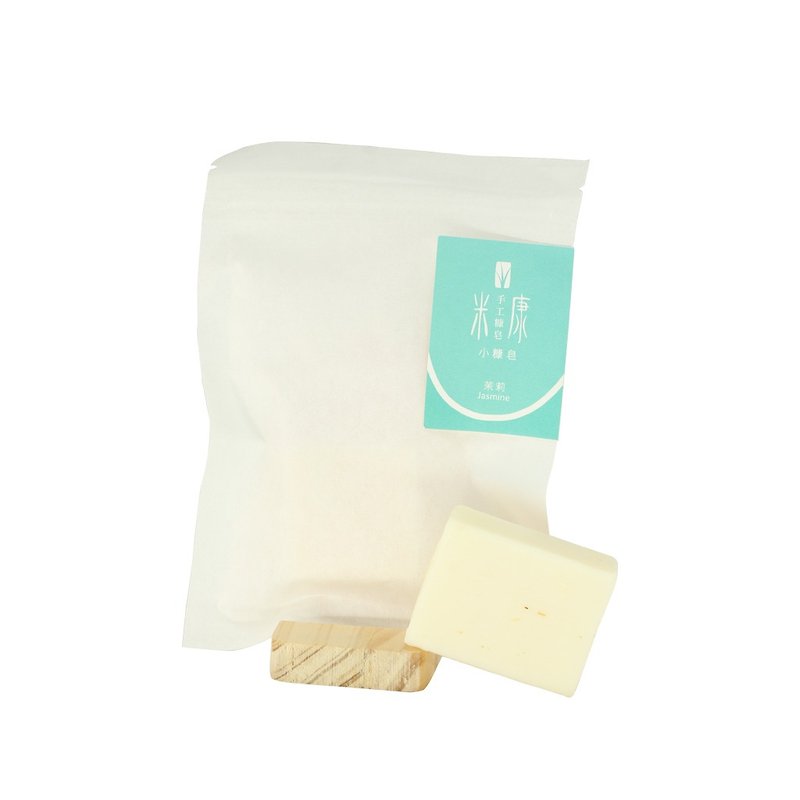 Jasmine saponin | Travel essentials | Cold handmade soap - Soap - Other Materials Khaki