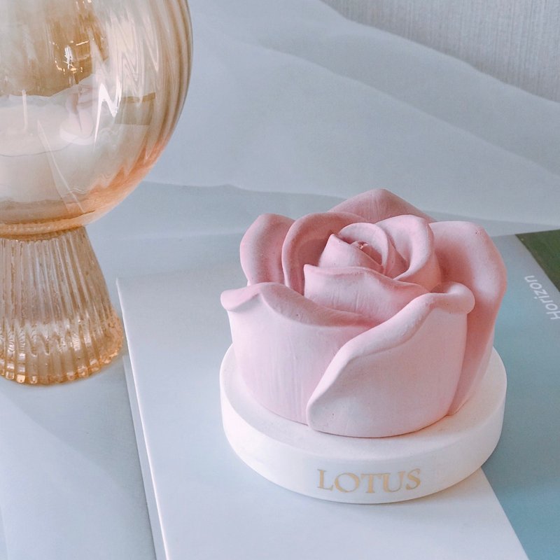 客製訂單 LOTUS 鹿特絲 晨曦玫瑰擴香石+20ml精油*2罐 - 香氛/精油/擴香 - 其他材質 