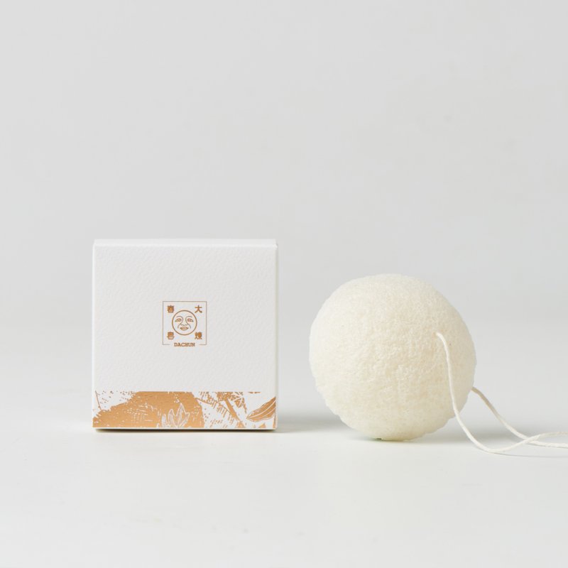 Cleansing Konjac Sponge・Japanese Natural Sponge Advanced Cleansing【DACHUN Soap】 - Men's Skincare - Plants & Flowers 