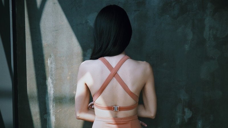 swimwear - collection "creme brulee" / muted clay / size m - 女泳衣/比基尼 - 其他材質 