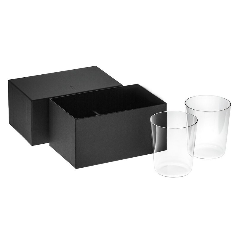超薄型ウイスキーグラス10オンス（330ML）ペアグラスギフトボックスセット - 急須・ティーカップ - ガラス 透明