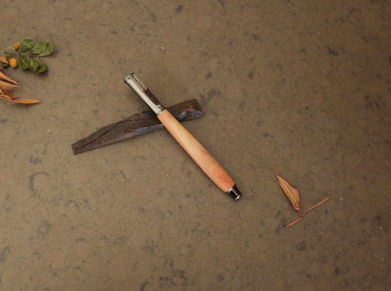 ロングヒノキボールペン/丸太手作りペン/丸太ペン割引3 - 水性ボールペン - 木製 