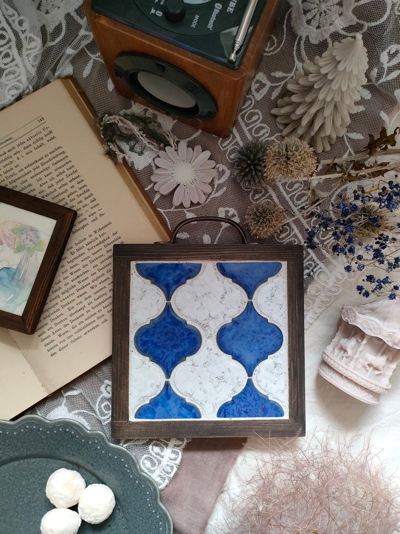 trivet - Serving Trays & Cutting Boards - Porcelain Blue