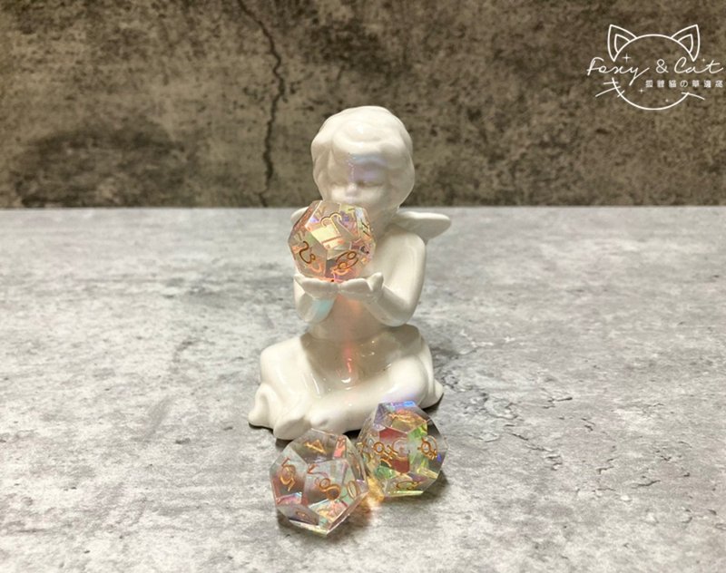 【光能幻彩。光工水晶占星骰子】 Andara Crystal、占卜骰子 - 其他 - 其他材質 多色