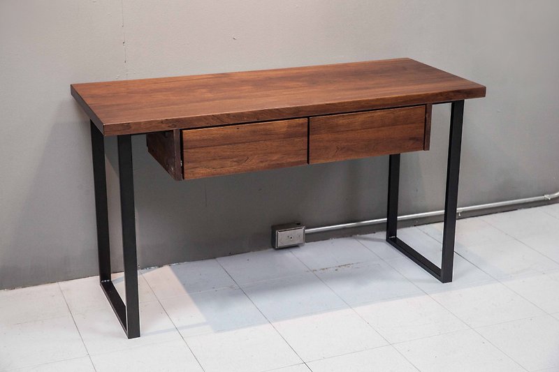 Mouth-shaped table base_double drawer desk/work desk - งานไม้/ไม้ไผ่/ตัดกระดาษ - ไม้ 