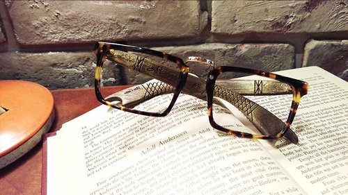 スケールの台湾の手作りメガネ[作品]アクションJinli古代のコイン琥珀