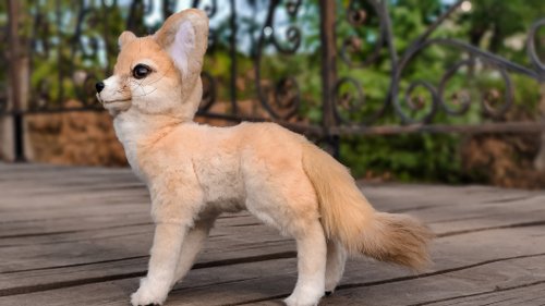 フェネック、ぬいぐるみ - ショップ MoonFoxToys 人形・フィギュア