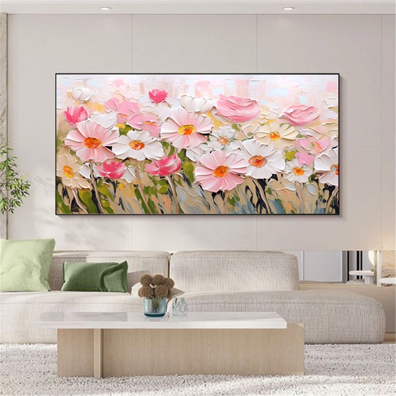 Landscape Painting Abstract Canvas Wall Art Picture for Living Room Decoration - โปสเตอร์ - ลินิน 