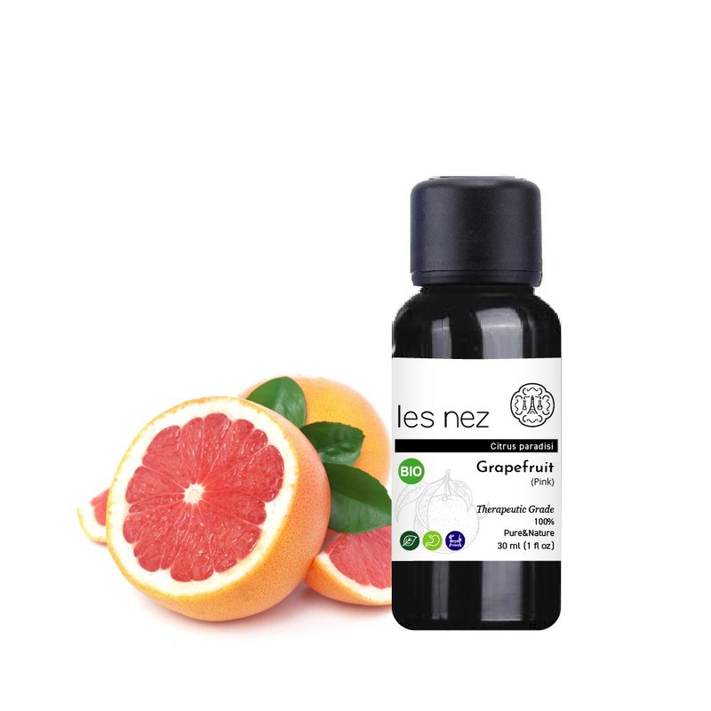 [Les nez scented nose] Natural single pink grapefruit essential oil 30ML - น้ำหอม - น้ำมันหอม สีดำ