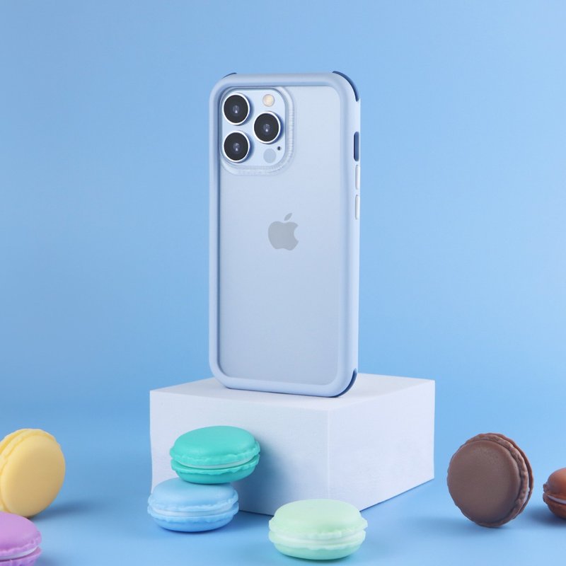 iPhone 13 系列 維納斯FX 抗菌軍規防摔手機殼-天蔚藍 - 手機殼/手機套 - 塑膠 藍色