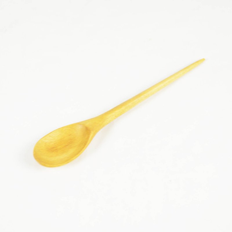 Wooden spoon _ _ _ fair trade - ช้อนส้อม - ไม้ สีนำ้ตาล