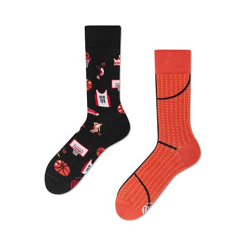 Holding hands socks hold your hand and walking together. Mid-calf