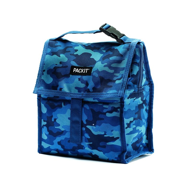 United States [PACKiT] Ice Cool Multifunctional Freezer Bag (Deep Sea Camouflage) Ice Pack / Mother Milk Bag - กระเป๋าคุณแม่ - วัสดุอื่นๆ 