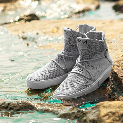 Waterproof store knit sneakers