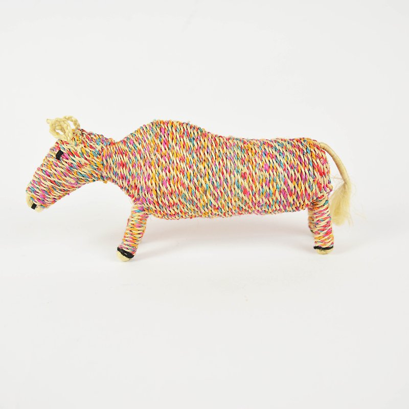 Bubble gum calf - fair trade - Kids' Toys - Cotton & Hemp Multicolor