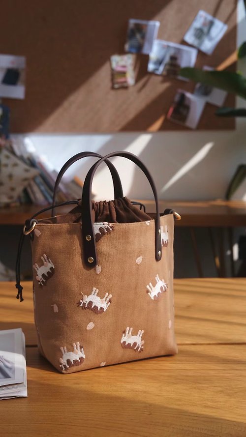 Red Sweet Cherry Mini Longchamp Bag Customized Portable Messenger Small Bag  - Shop xushi handmade Handbags & Totes - Pinkoi