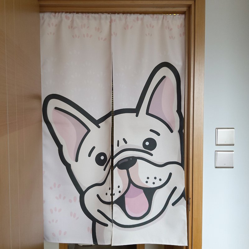 Frenchie Frenchie Door Curtain - Doorway Curtains & Door Signs - Other Man-Made Fibers Pink