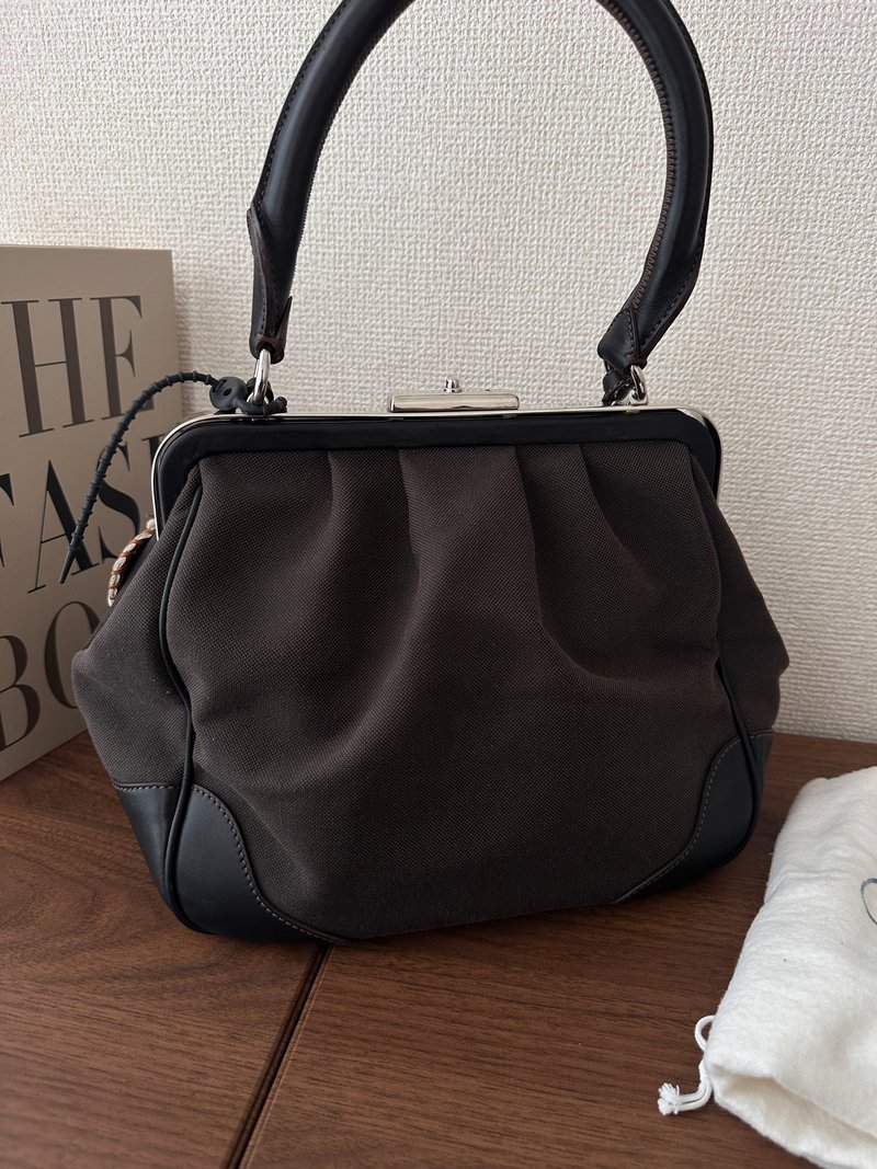 PRADA 普拉達 Logo 提花 手提包 - 手提包/手提袋 - 棉．麻 黑色