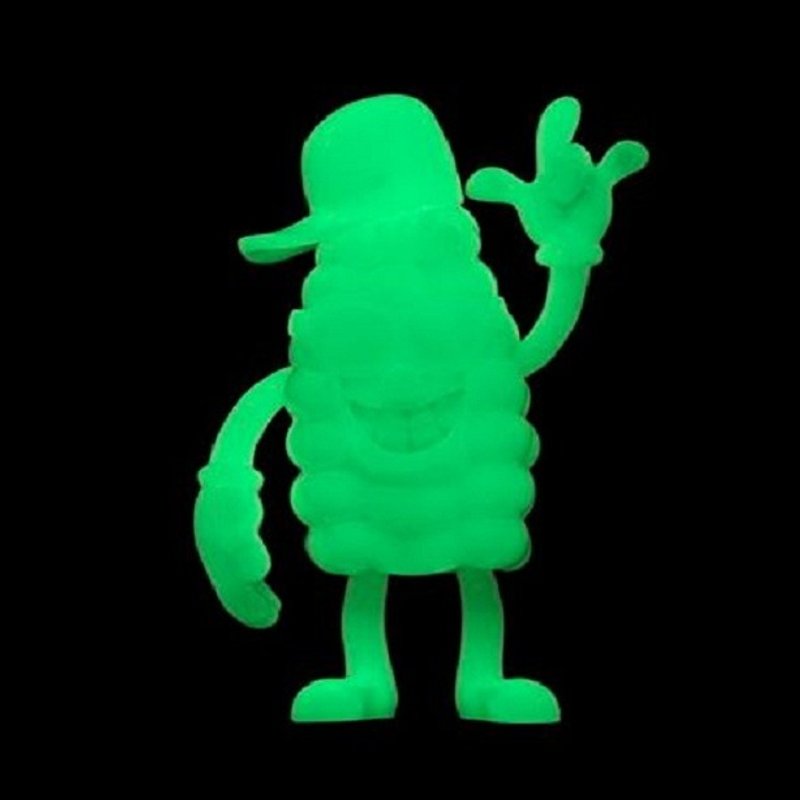 Filter017 X 909 TOY-POP CORN Vinyl Toy Corn Man Vinyl Toy Luminous Limited Edition - Items for Display - Other Materials 