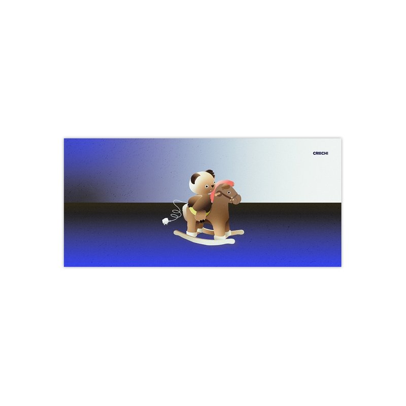 CRIIICHI古治 賽馬直擊 全景明信片 - 卡片/明信片 - 紙 