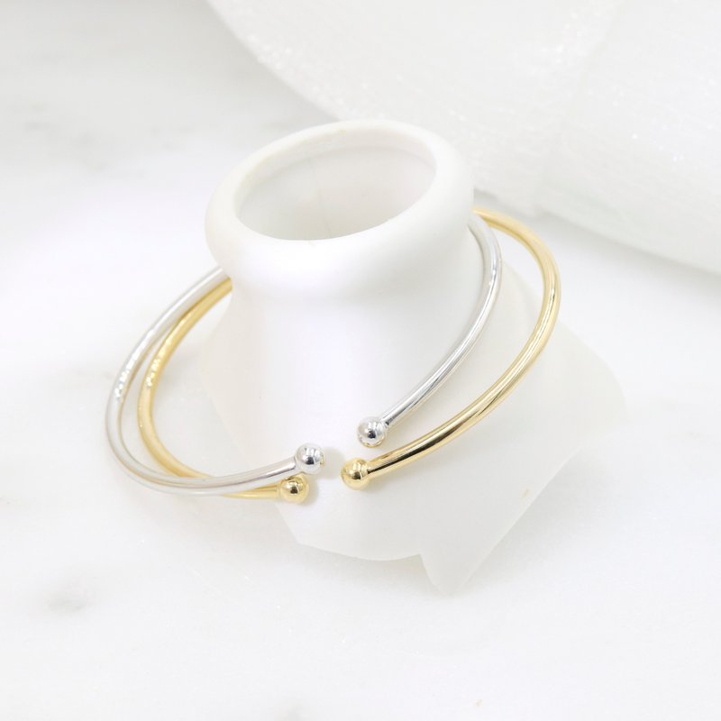 Kimura Light Jewelry/18K Gold/Simple Bracelet 18K Gold Bracelet - สร้อยข้อมือ - เครื่องประดับ หลากหลายสี