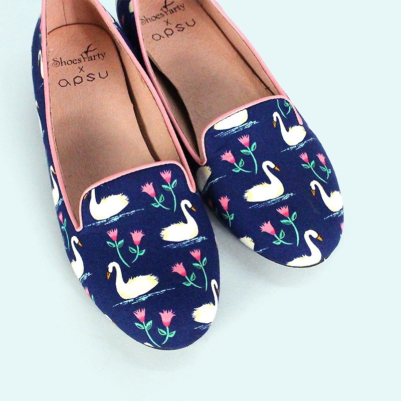 Increased Obera / Handmade / Japanese Fabrics / M2-16001F - Women's Casual Shoes - Cotton & Hemp 