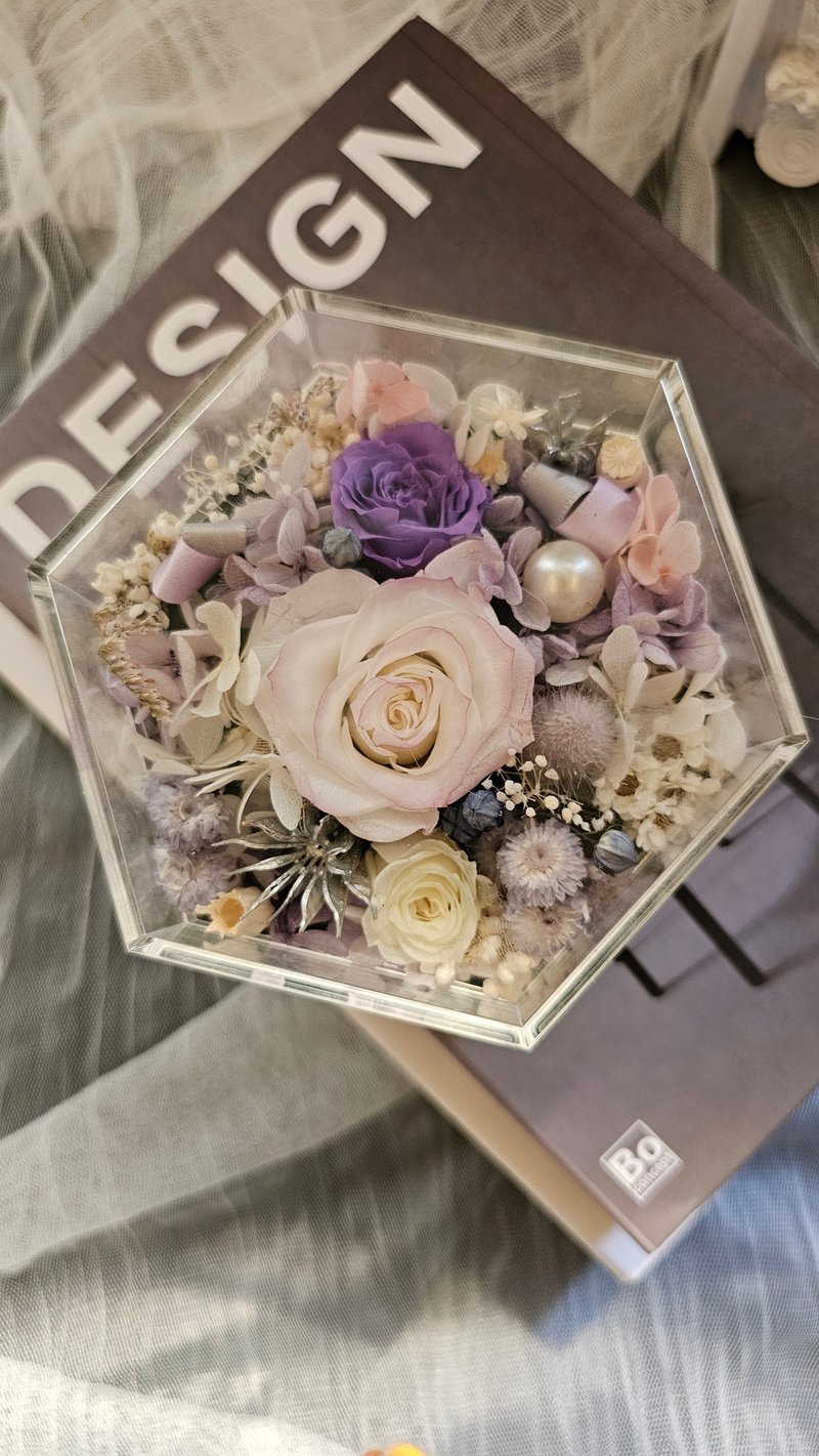 French style preserved flower box - Dried Flowers & Bouquets - Plants & Flowers 