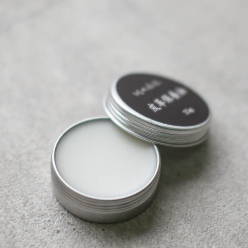 Earthy Leather Balm/conditioner - Other - Genuine Leather White