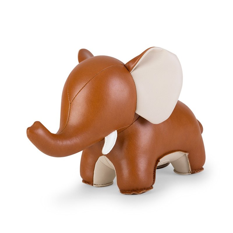 Zuny - Elephant AbbyII - Bookend - Items for Display - Faux Leather Multicolor