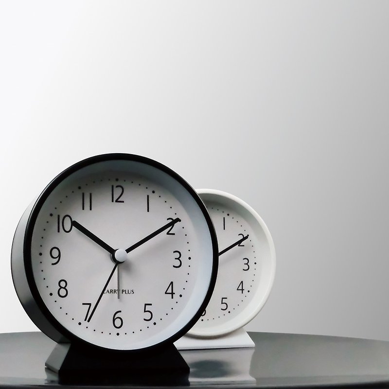 CarryPlus Athens Metal Alarm Clock - Matte Black - Clocks - Other Metals Black