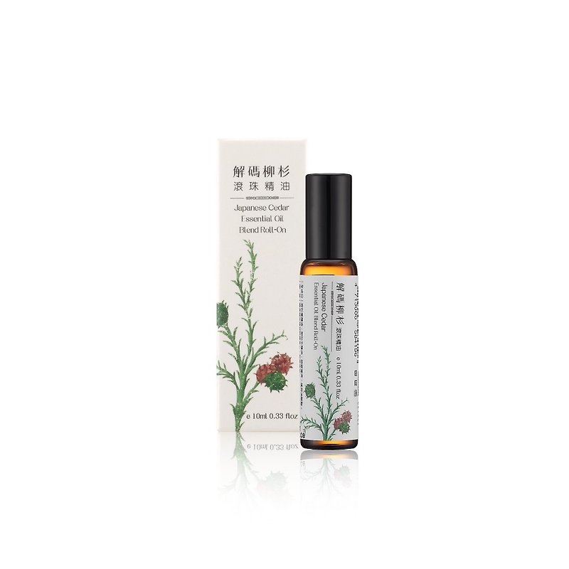 Decoded Cryptomeria Roll-on Essential Oil 10ml - Skincare & Massage Oils - Plants & Flowers 