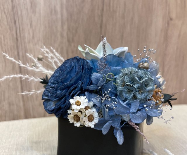 小さな鉢植えシリーズ 枯れた花 不滅の花 ドライフラワー 結婚式の飾り 開花式 ショップ Purevessel 観葉植物 Pinkoi