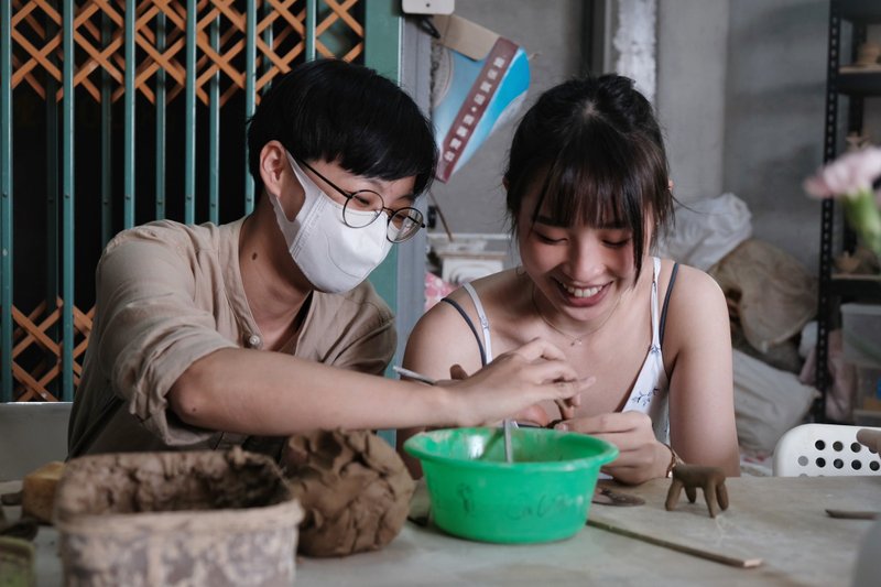 Two people experience【Tainan DAW DIN Pottery Art Studio】Ceramic Art Course Hand kneading / embryo drawing - Pottery & Glasswork - Pottery 