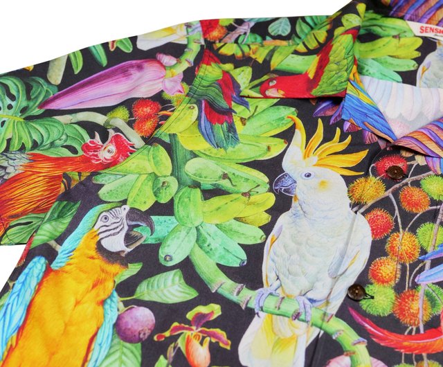 Pacific Legend Parrots Hawaiian Shirt (Genuine shops 100%)