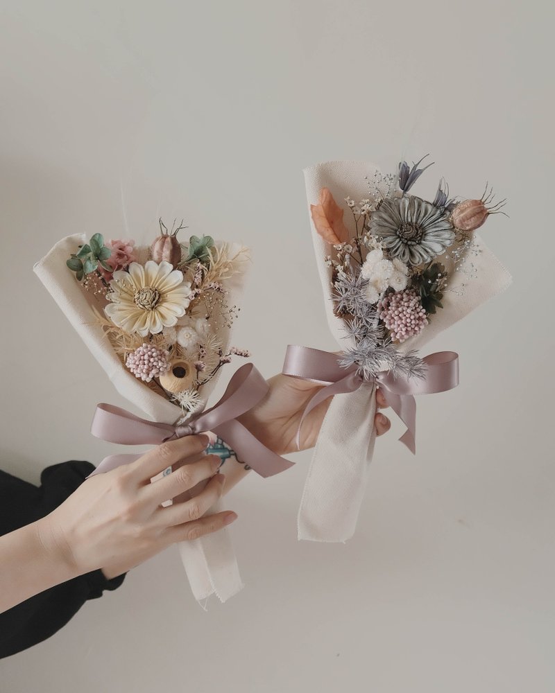 xuli.96 Daily Bouquet-S Grain Bouquet Sola Flower Dried Flower Tanabata Valentine's Day - Dried Flowers & Bouquets - Plants & Flowers 