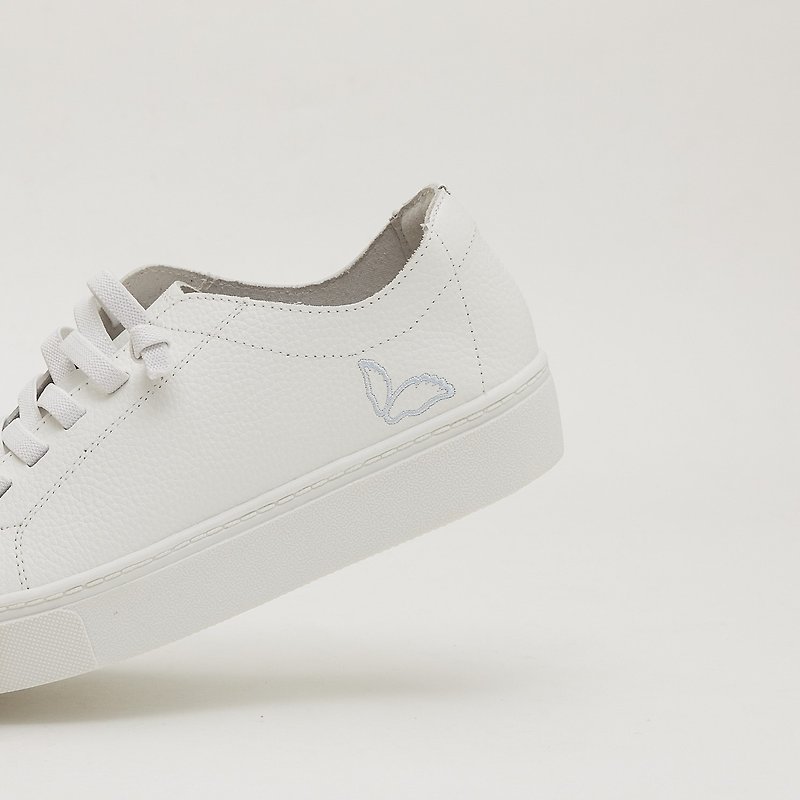 Handmade MUSE Sneaker White - Women's Running Shoes - Genuine Leather White