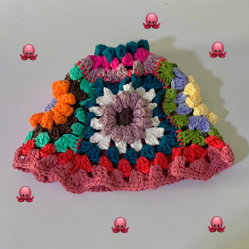 Sunflower Bucket (Pink) - 帽子 - 其他材質 紫色