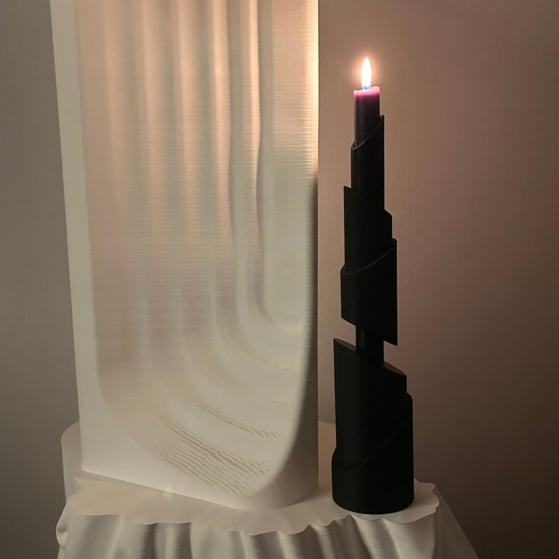 Kōrō 3D Printed 3D Candleholder - 香氛蠟燭/燭台 - 環保材質 