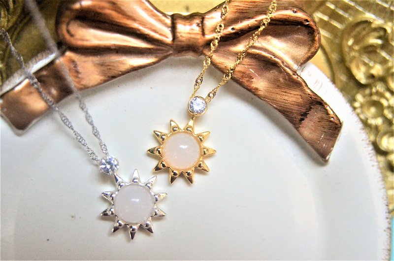 Little Sun - 925 Silver(gold-plated) breast milk jewelry necklace (gold pre-order at the end of May) - Necklaces - Silver Silver