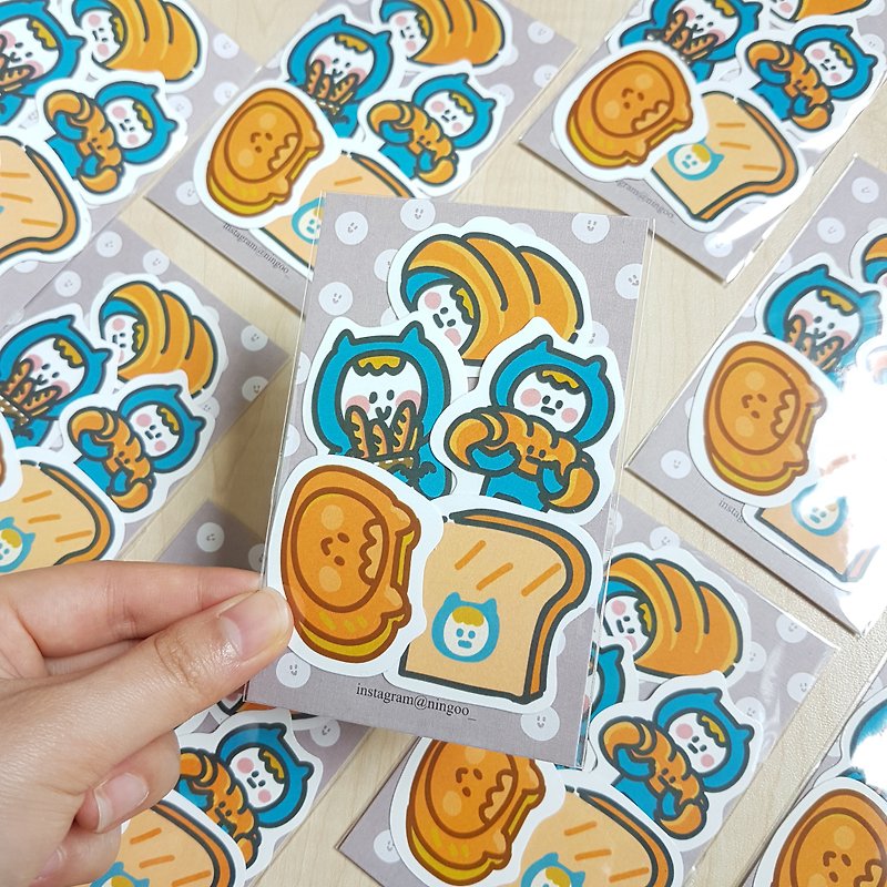 Ning's-bread sticker - Stickers - Paper 