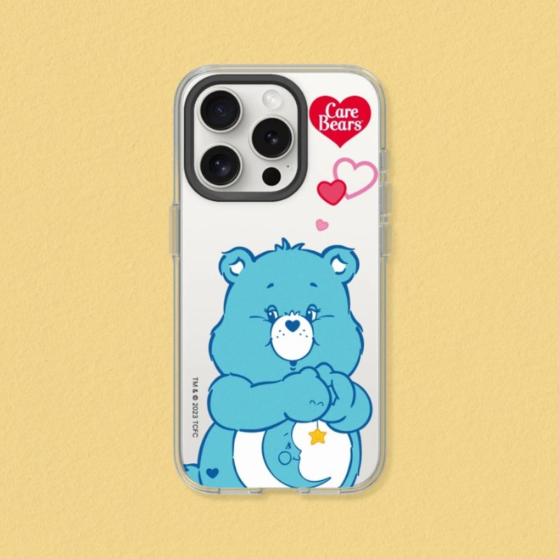 Clear透明防摔手機殼∣Care Bears/Bedtime Bear for iPhone - 手機殼/手機套 - 塑膠 透明
