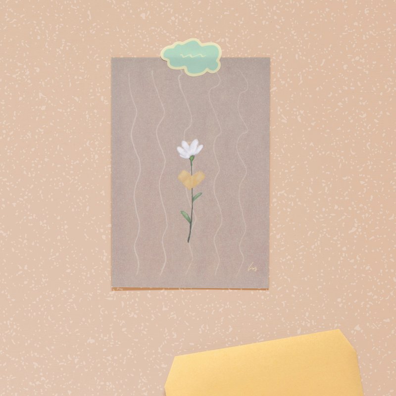 Blooming season - a small picture card that makes you calm - Cards & Postcards - Paper Khaki