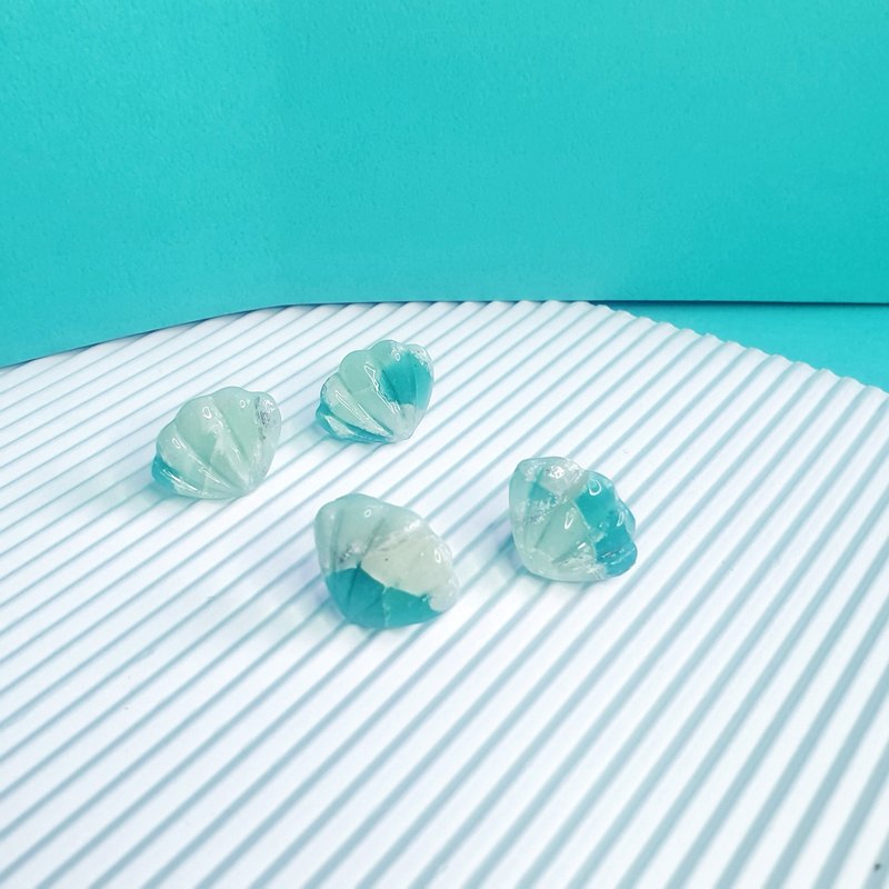 Ocean Soda | Shell Style | Earrings/Earrings - Earrings & Clip-ons - Pottery 