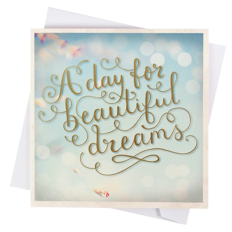 The day when a dream is born [Hallmark-Card Birthday Wishes] - การ์ด/โปสการ์ด - กระดาษ สีน้ำเงิน