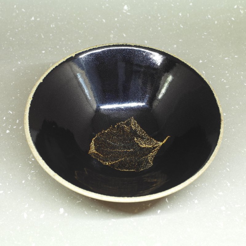 雙色釉 木葉盞 茶碗 手作陶器 茶道具 - 茶壺/茶杯/茶具 - 陶 
